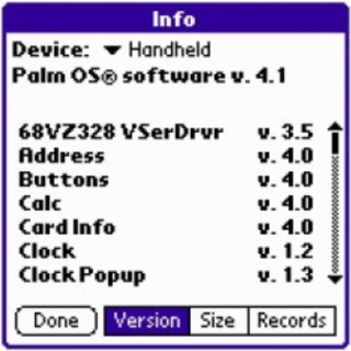 Palm OS 4.1 Upgrade