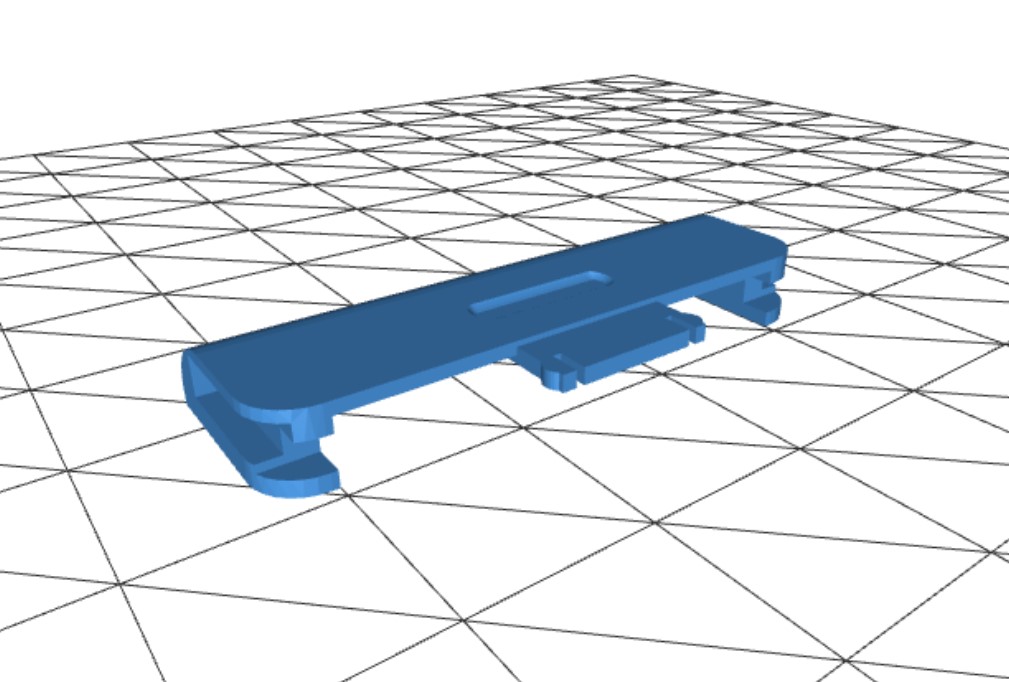 3D Printable Handspring Visor Edge Springboard Slot Cover