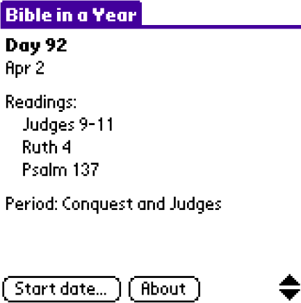 Bible in a Year Reading Plan