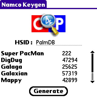 Namco Key Generator