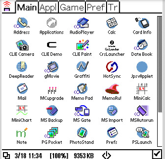 CRS-Launcher for Sony Clié