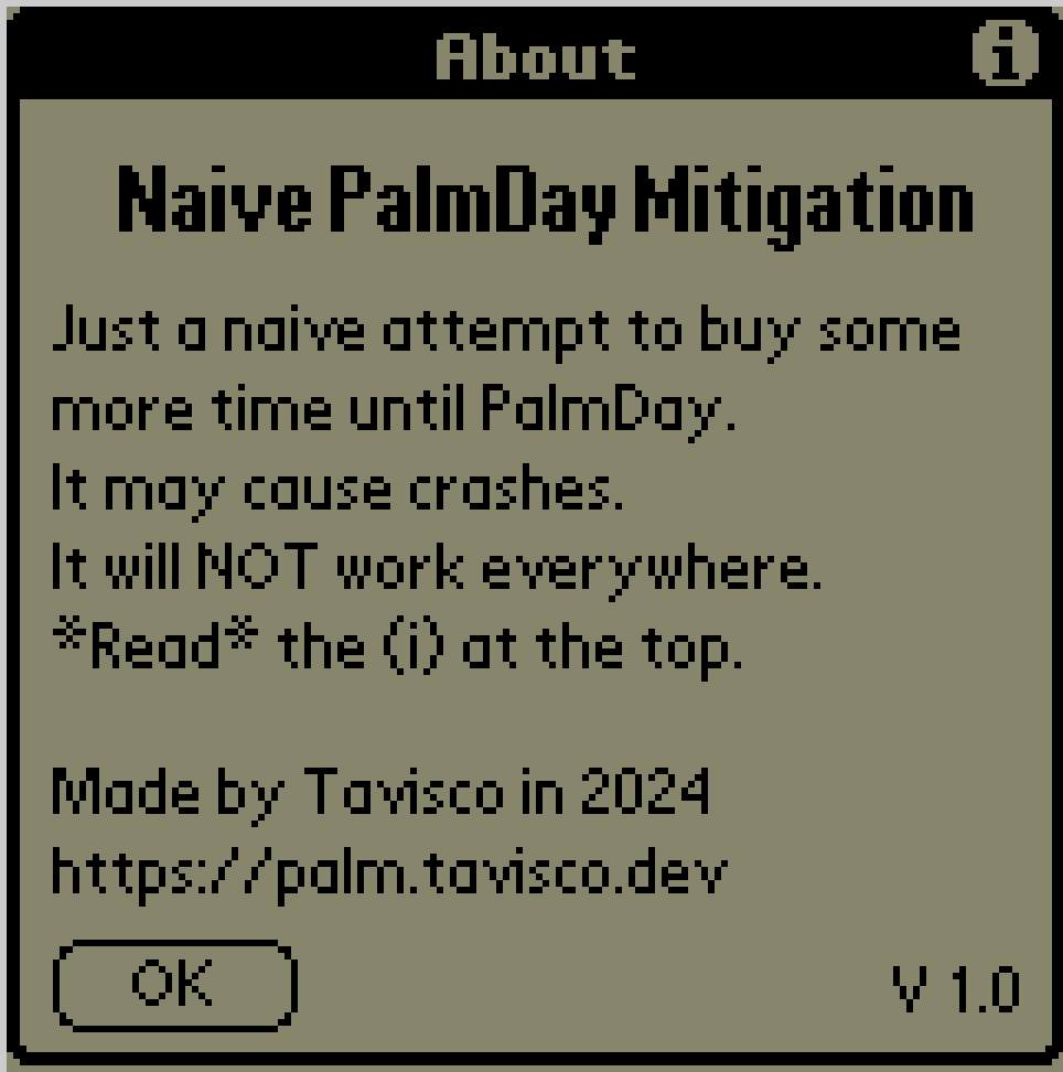 Naive PalmDay Mitigation