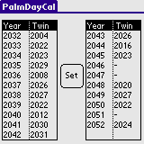 PalmDay Calendar