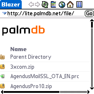 Palm Web Browser