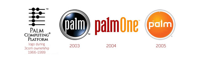 Palm Logo Evolution